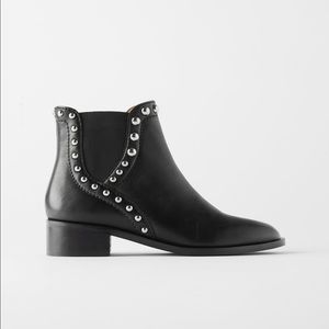 Zara studded booties